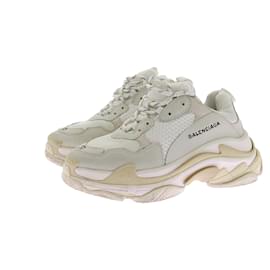 Balenciaga-BALENCIAGA Trainers T.EU 37 Leather-White