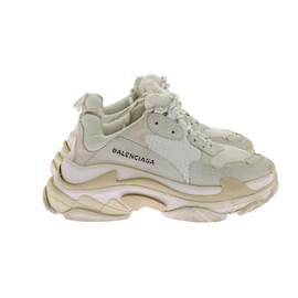 Balenciaga-BALENCIAGA Trainers T.EU 37 Leather-White