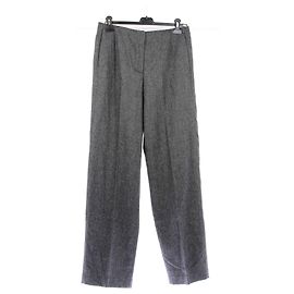 MASSIMO DUTTI Hosen T.FR 40 Wolle Grau