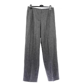 Massimo Dutti-MASSIMO DUTTI Trousers T.FR 40 Wool-Grey