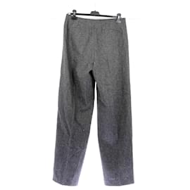 Massimo Dutti-MASSIMO DUTTI Trousers T.FR 40 Wool-Grey