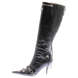 Balenciaga-BALENCIAGA Boots T.EU 39 Leather-Black