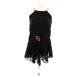 Autre Marque-NON SIGNE / UNSIGNED Dresses T.FR 38 Silk-Black
