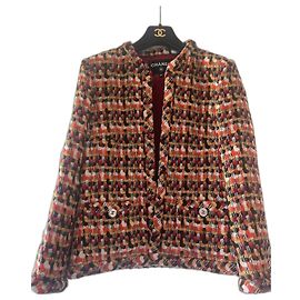 Chanel 2023 Runway Tweed Jacket 40 Multiple colors