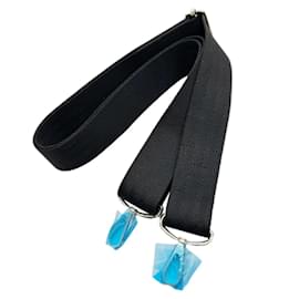 Hermès-Hermes Black Strap for Men's Bag-Black