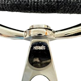 Hermès-Hermes Black Strap for Men's Bag-Black