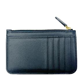 Balenciaga-Balenciaga Black Leather Card Case-Black