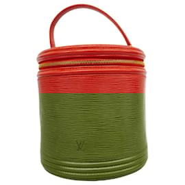 Louis Vuitton-Louis Vuitton Epi Cannes Handbag in Castilian Red-Red