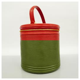Louis Vuitton-Louis Vuitton Epi Cannes Handbag in Castilian Red-Red
