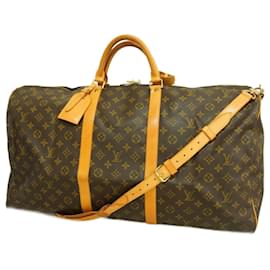 Louis Vuitton-Louis Vuitton Boston Bag Monogram Keepall Bandouliere 60-Brown