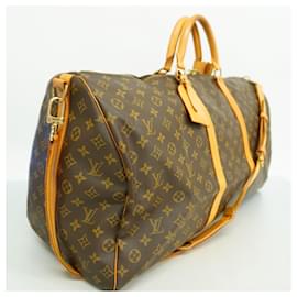 Louis Vuitton-Louis Vuitton Boston Bag Monogram Keepall Bandouliere 60-Brown