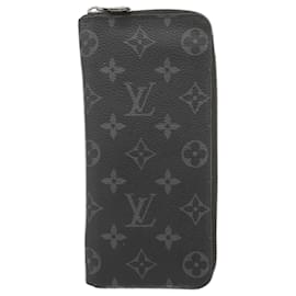 Louis Vuitton-Louis Vuitton Long Wallet Monogram Eclipse-Black