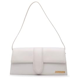 Jacquemus-Jacquemus White Calfskin Le Bambino Long-White,Cream