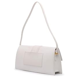 Jacquemus-Jacquemus White Calfskin Le Bambino Long-White,Cream