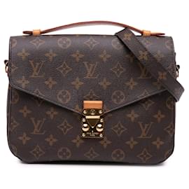 Louis Vuitton-Louis Vuitton Brown Monogram Pochette Metis-Brown