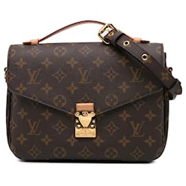 Louis Vuitton-Louis Vuitton Brown Monogram Pochette Metis-Brown