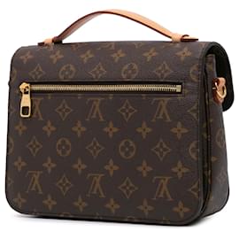 Louis Vuitton-Louis Vuitton Brown Monogram Pochette Metis-Brown