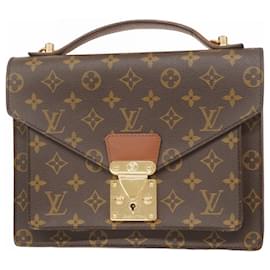 Louis Vuitton-Louis Vuitton Monogram Monceau 26 Handbag-Brown