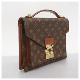 Louis Vuitton-Louis Vuitton Monogram Monceau 26 Handbag-Brown