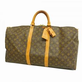 Louis Vuitton-Louis Vuitton Boston Bag Monogram Keepall 50-Brown