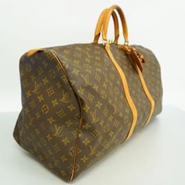 Louis Vuitton-Louis Vuitton Boston Bag Monogram Keepall 50-Brown