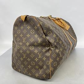 Louis Vuitton-Bolsa Boston Keepall 60 Monograma Louis Vuitton-Marrom