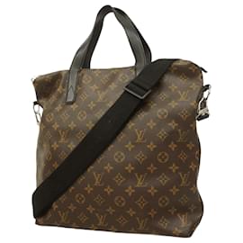 Louis Vuitton-Louis Vuitton Monogram Macassar Kitan Tote Bag-Brown