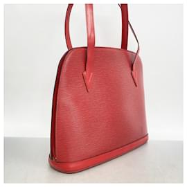 Louis Vuitton-Mochila de Ombro Louis Vuitton Epi-Vermelho