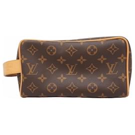 Louis Vuitton-Bolsa Louis Vuitton Monogram Locker Top Kit-Marrom