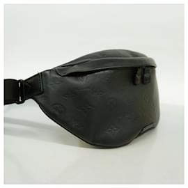 Louis Vuitton-Louis Vuitton Monogram Shadow Discovery Bum PM M46036 Noir-Black