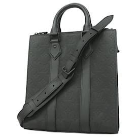 Louis Vuitton-Louis Vuitton Monogram Taurillon Tote Bag-Black