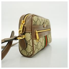 Gucci-Gucci Ophidia Shoulder Bag-Brown