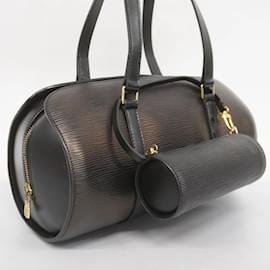 Louis Vuitton-Bolsa Louis Vuitton Epi Soufflot em Noir-Preto