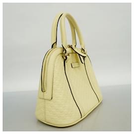 Gucci-Gucci Handbag Micro Guccissima-Cream