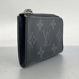 Louis Vuitton-Louis Vuitton Monogram Eclipse Coin Case-Black