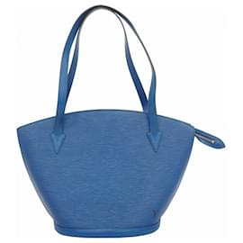 Louis Vuitton-Louis Vuitton Epi Saint Jacques Shoulder Bag-Blue