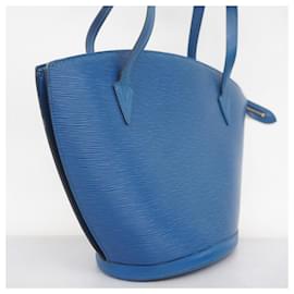 Louis Vuitton-Louis Vuitton Epi Saint Jacques Shoulder Bag-Blue