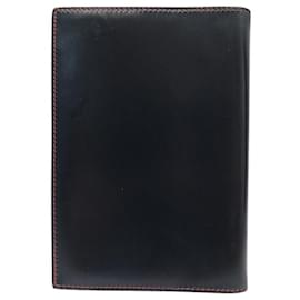 Hermès-VINTAGE HERMES SIMPLE PM AGENDA HOLDER BICOLORE LEATHER DIARY COVER-Other