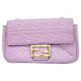 Fendi-Sac à bandoulière Fendi Baguette Chain-Violet