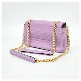 Fendi-Sac à bandoulière Fendi Baguette Chain-Violet