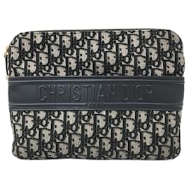 Dior-Christian Dior Oblique Pouch -Green