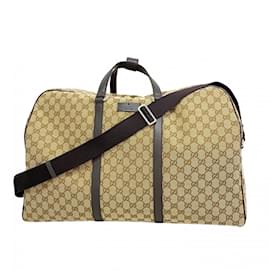 Gucci-Gucci Boston Bag GG Canvas-Brown