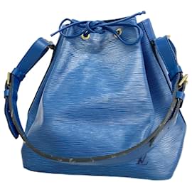 Louis Vuitton-Louis Vuitton Epi Petit Noe Shoulder Bag-Blue