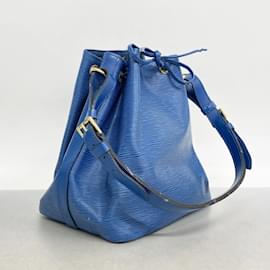 Louis Vuitton-Louis Vuitton Epi Petit Noe Shoulder Bag-Blue