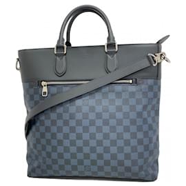 Louis Vuitton-Bolsa de Ombro Newport Damier Cobalt Louis Vuitton-Preto