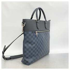 Louis Vuitton-Bolsa de Ombro Newport Damier Cobalt Louis Vuitton-Preto