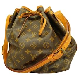 Louis Vuitton-Louis Vuitton Monogram Petit Noe Shoulder Bag-Brown