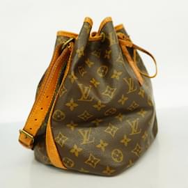 Louis Vuitton-Louis Vuitton Monogram Petit Noe Shoulder Bag-Brown