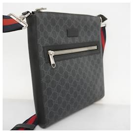 Gucci-Gucci Shoulder Bag GG Supreme 474137-Black