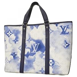 Louis Vuitton-Louis Vuitton Monogram Watercolor Tote Bag-Blue